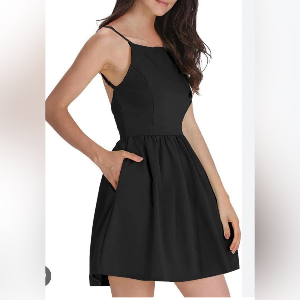 👗Fancy Inn black dress Size Large